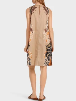 Marc Cain Kleider-ÄRMELLOSES KLEID IN A-LINIE deep sand