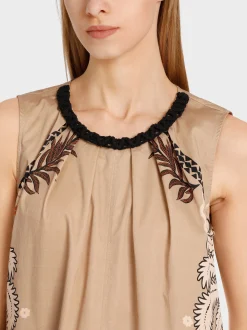 Marc Cain Kleider-ÄRMELLOSES KLEID IN A-LINIE deep sand