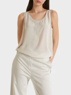 Marc Cain Shirts & Tops-ÄRMELLOSES TOP smoke
