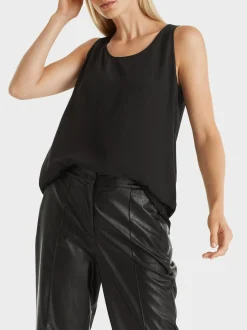 Marc Cain Shirts & Tops-ÄRMELLOSES TOP black