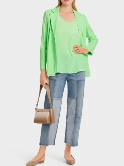 Marc Cain Shirts & Tops-ÄRMELLOSES TOP light apple green