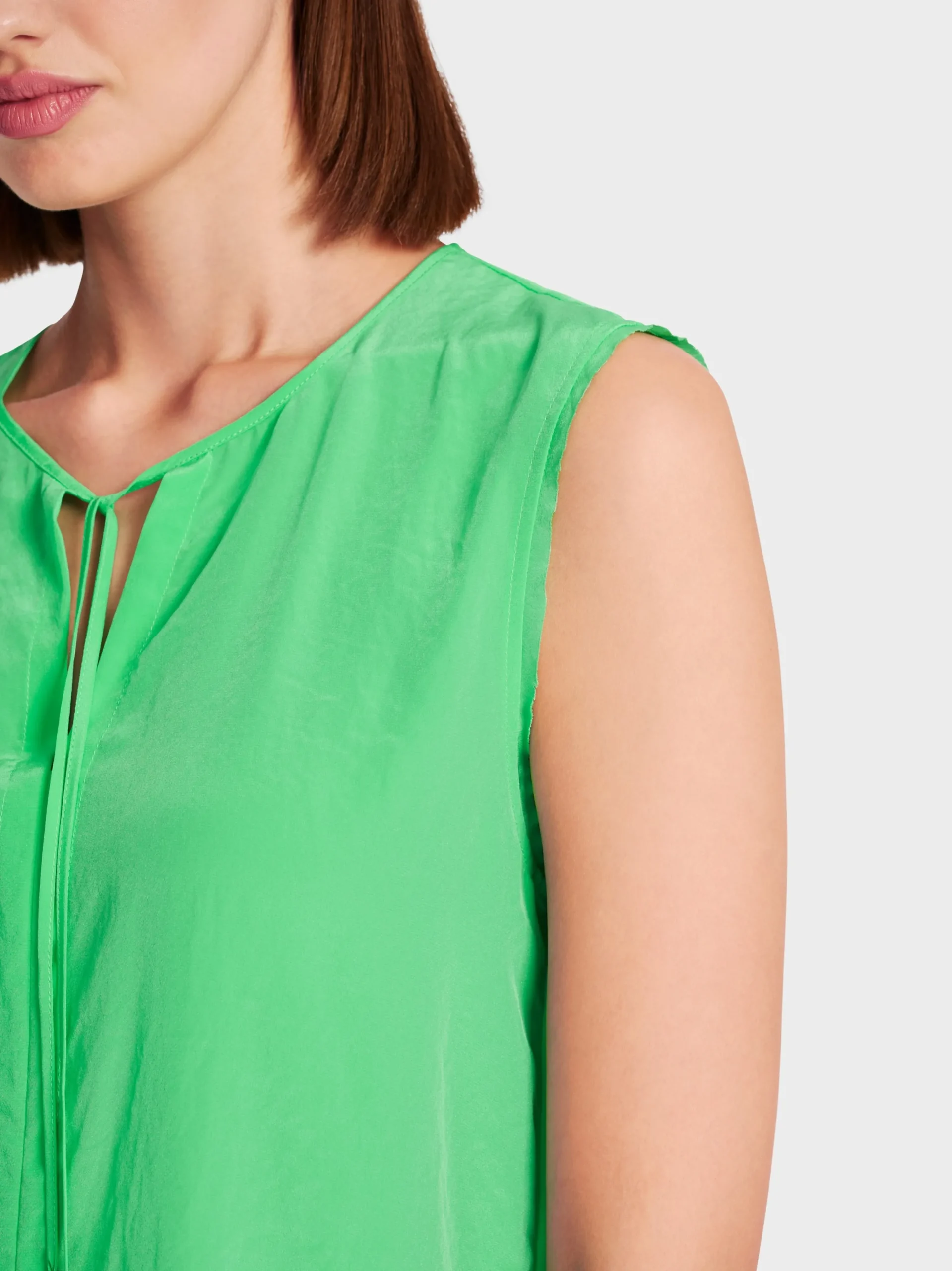 Marc Cain Shirts & Tops-ÄRMELLOSES TOP IN A-LINIE new neon green