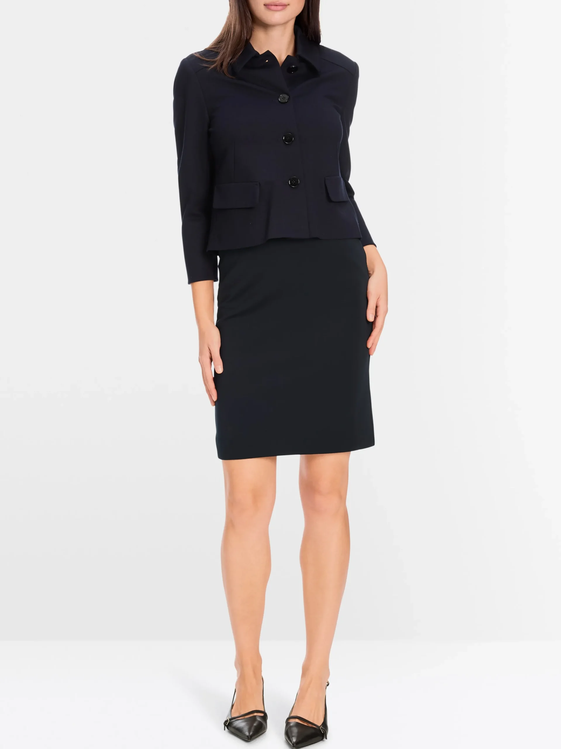 Marc Cain Röcke-ROCK AUS STRETCHJERSEY midnight blue