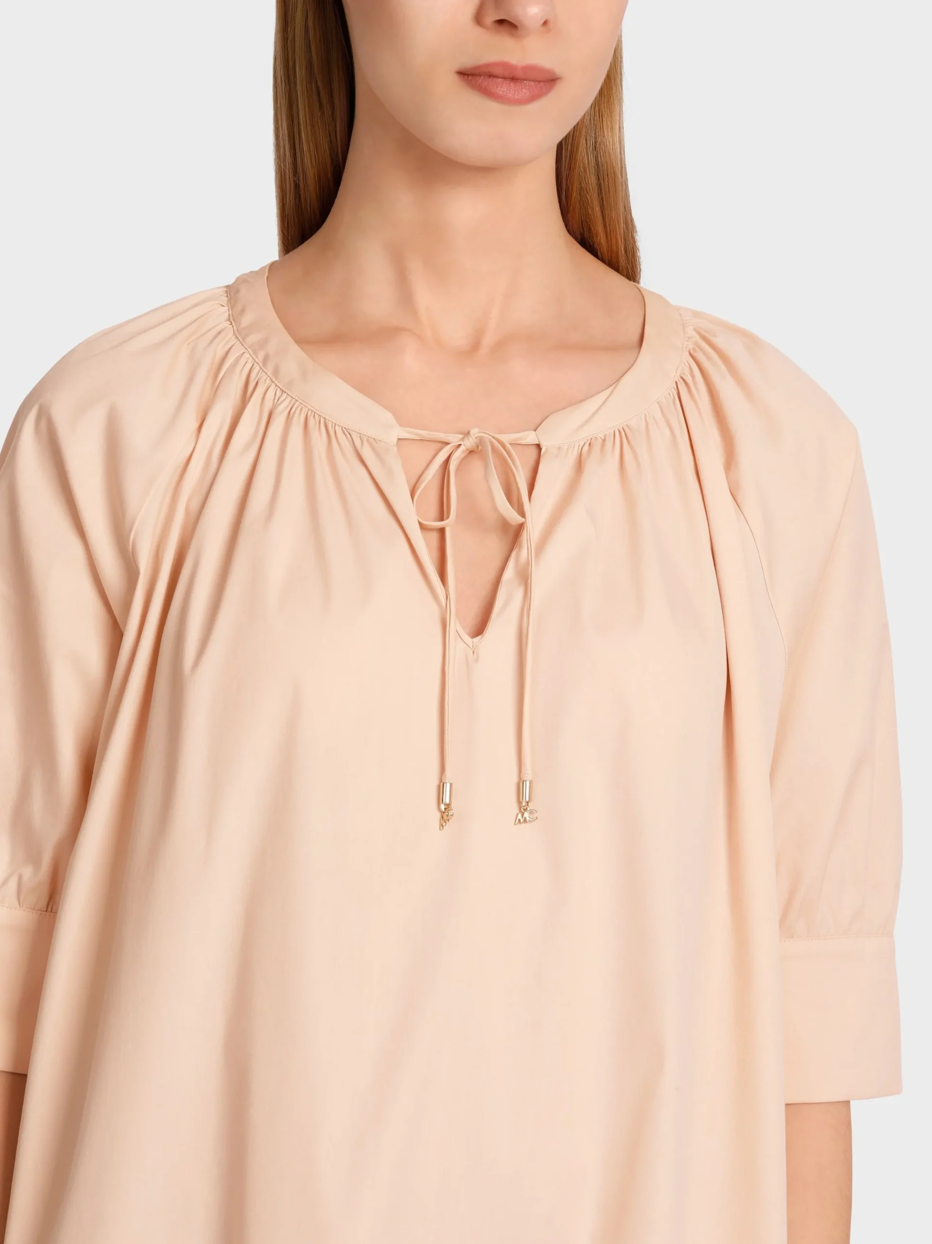Marc Cain Kleider-ROMANTISCHES RAGLANKLEID MIT STUFE soft rose