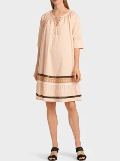 Marc Cain Kleider-ROMANTISCHES RAGLANKLEID MIT STUFE soft rose