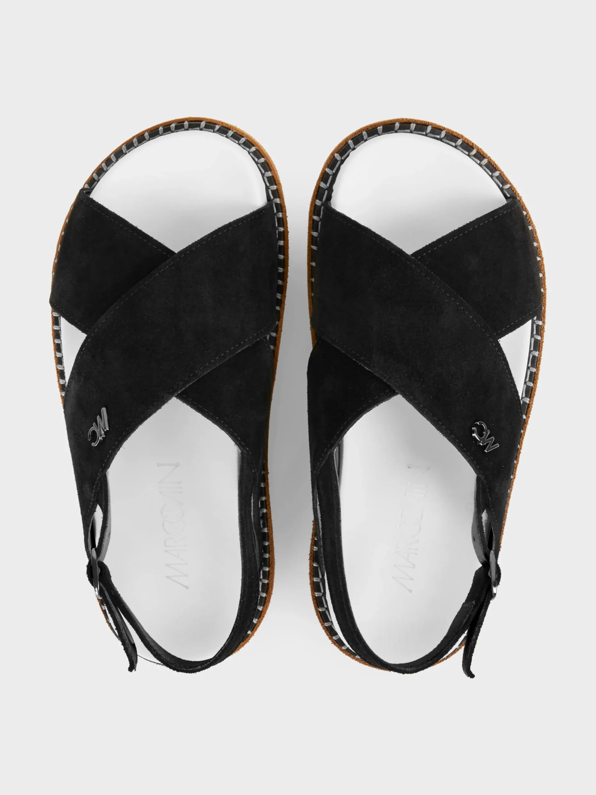 Marc Cain Schuhe-SANDALEN MIT KREUZRIEMEN black