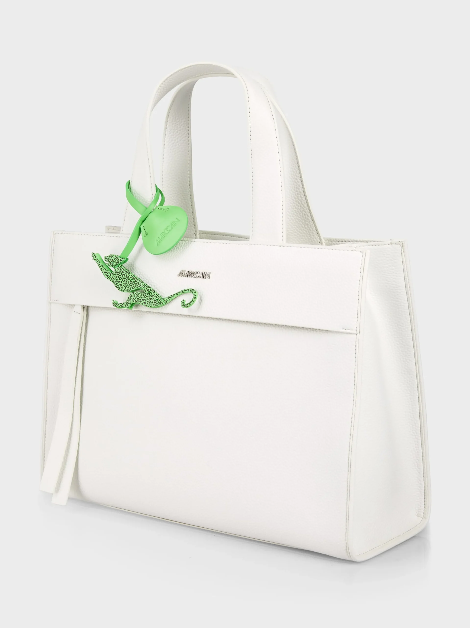 Marc Cain Taschen-SATCHEL BAG MIT REIßVERSCHLUSS off-white