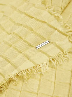 Marc Cain Accessoires-SCHAL MIT PLISSEEMUSTER soft limeade