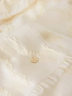 Marc Cain Accessoires-SCHAL MIT TONIGEM WEBDESSIN deep sand
