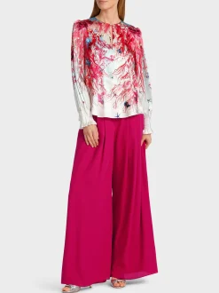 Marc Cain Blusen & Tuniken-SCHLUPFBLUSE IM UNTERWASSERDESSIN soft seashell
