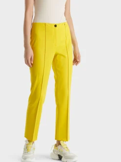 Marc Cain Hosen|Hosenanzüge-SCHMAL GESCHNITTENE HOSE SYDNEY bright sulphur
