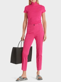 Marc Cain Hosen|Hosenanzüge-SCHMAL GESCHNITTENE HOSE SYDNEY super pink