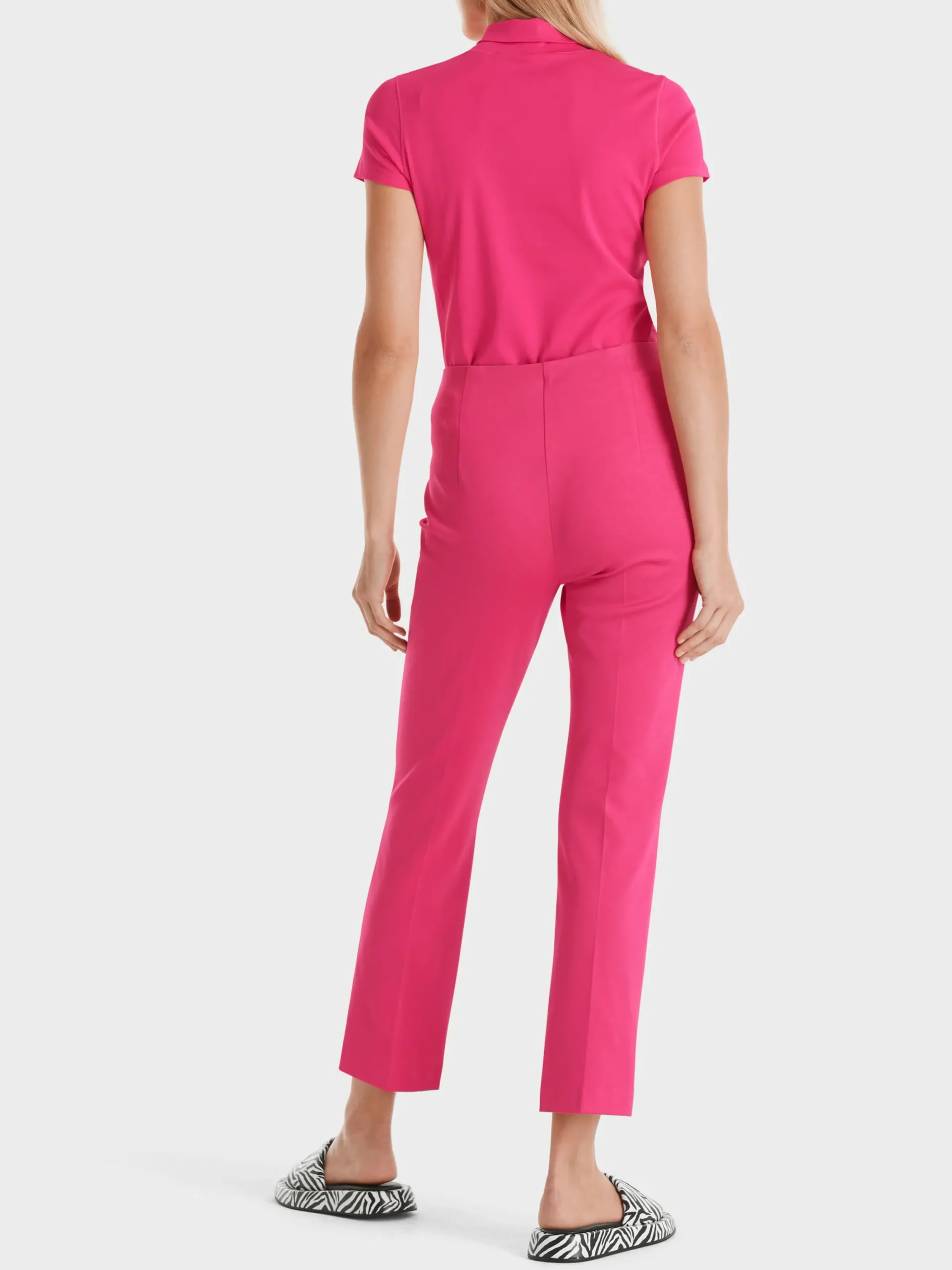 Marc Cain Hosen|Hosenanzüge-SCHMAL GESCHNITTENE HOSE SYDNEY super pink