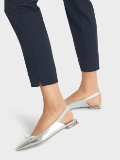 Marc Cain Hosen-SCHMALE HOSE SPLIT IN 7/8-LÄNGE midnight blue
