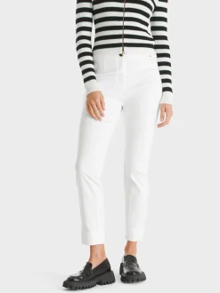 Marc Cain Hosen-SCHMALE HOSE SPLIT IN 7/8-LÄNGE off-white