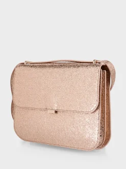 Marc Cain Taschen-SCHULTERTASCHE IM METALLIC-LOOK soft rose