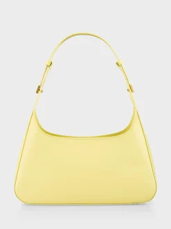 Marc Cain Taschen-SCHULTERTASCHE "RETHINK TOGETHER" pale lemon