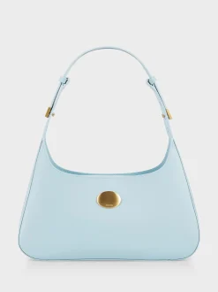 Marc Cain Taschen-SCHULTERTASCHE "RETHINK TOGETHER" soft summer sky