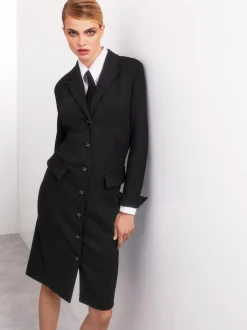 Marc Cain Accessoires-SEIDENKRAWATTE black