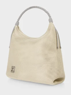 Marc Cain Taschen-SHOPPER BAG AUS MESH soft moon rock