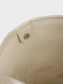 Marc Cain Taschen-SHOPPER BAG AUS MESH soft moon rock