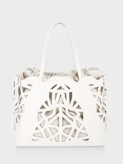 Marc Cain Taschen-SHOPPER BAG "RETHINK TOGETHER" white