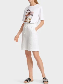 Marc Cain Hosen-SHORTS MODELL WITTEN white