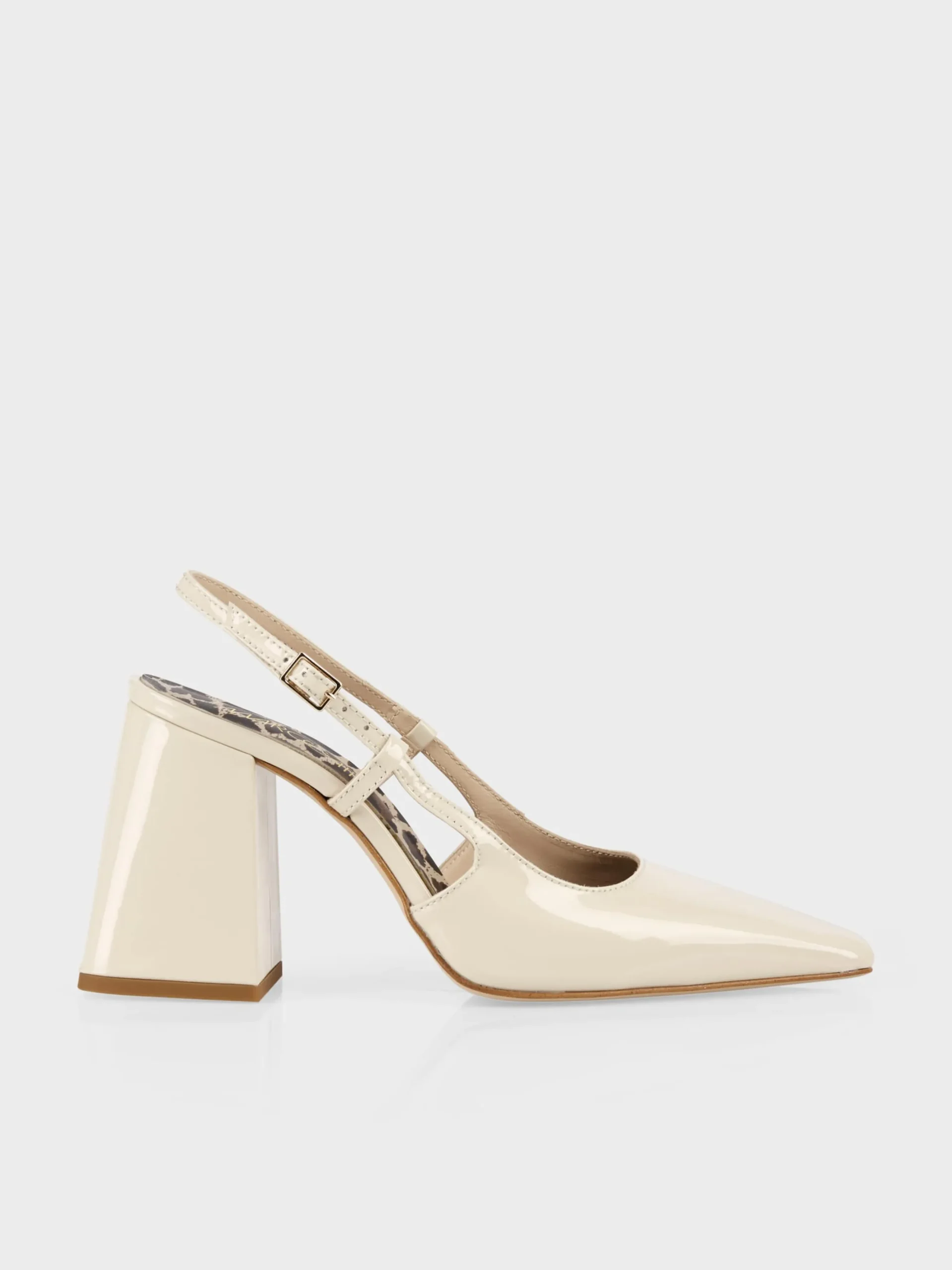 Marc Cain Schuhe-SLINGS IN LACKLEDER "RETHINK TOGETHER" smoke