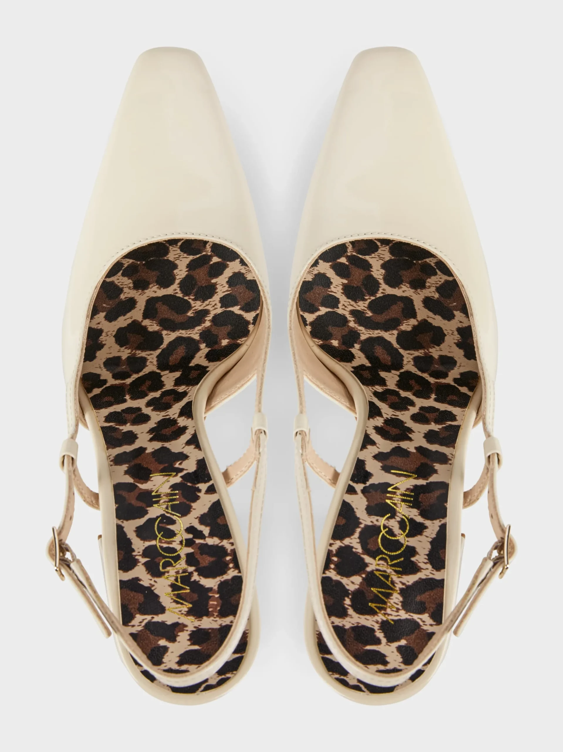 Marc Cain Schuhe-SLINGS IN LACKLEDER "RETHINK TOGETHER" smoke