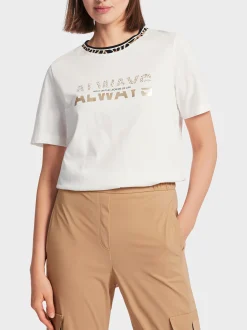 Marc Cain Shirts & Tops-SLOGAN-T-SHIRT 