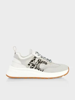 Marc Cain Schuhe-SNEAKER IM MATERIALMIX white