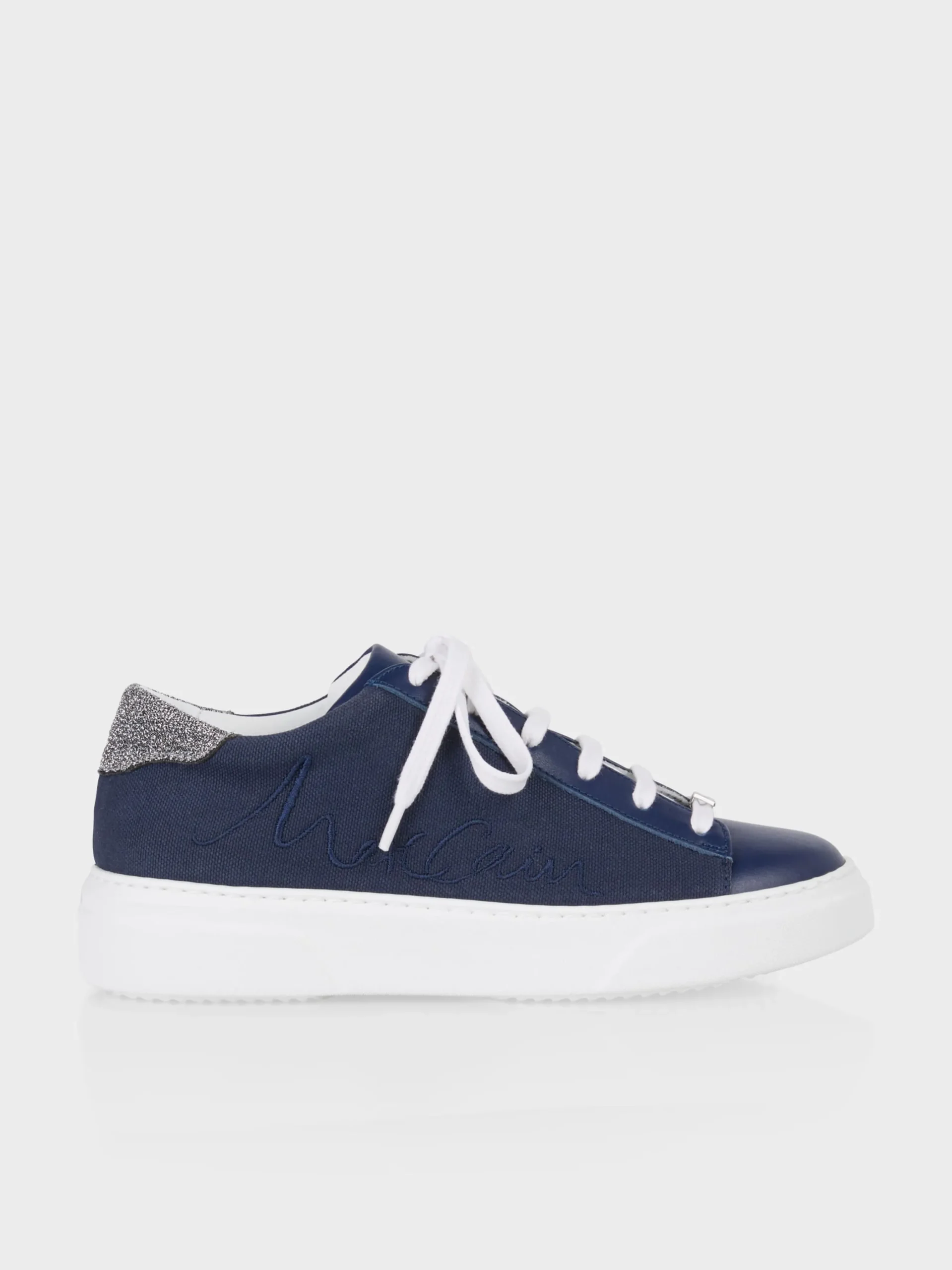 Marc Cain Schuhe-SNEAKERS MIT SCHRIFTZUG midnight blue