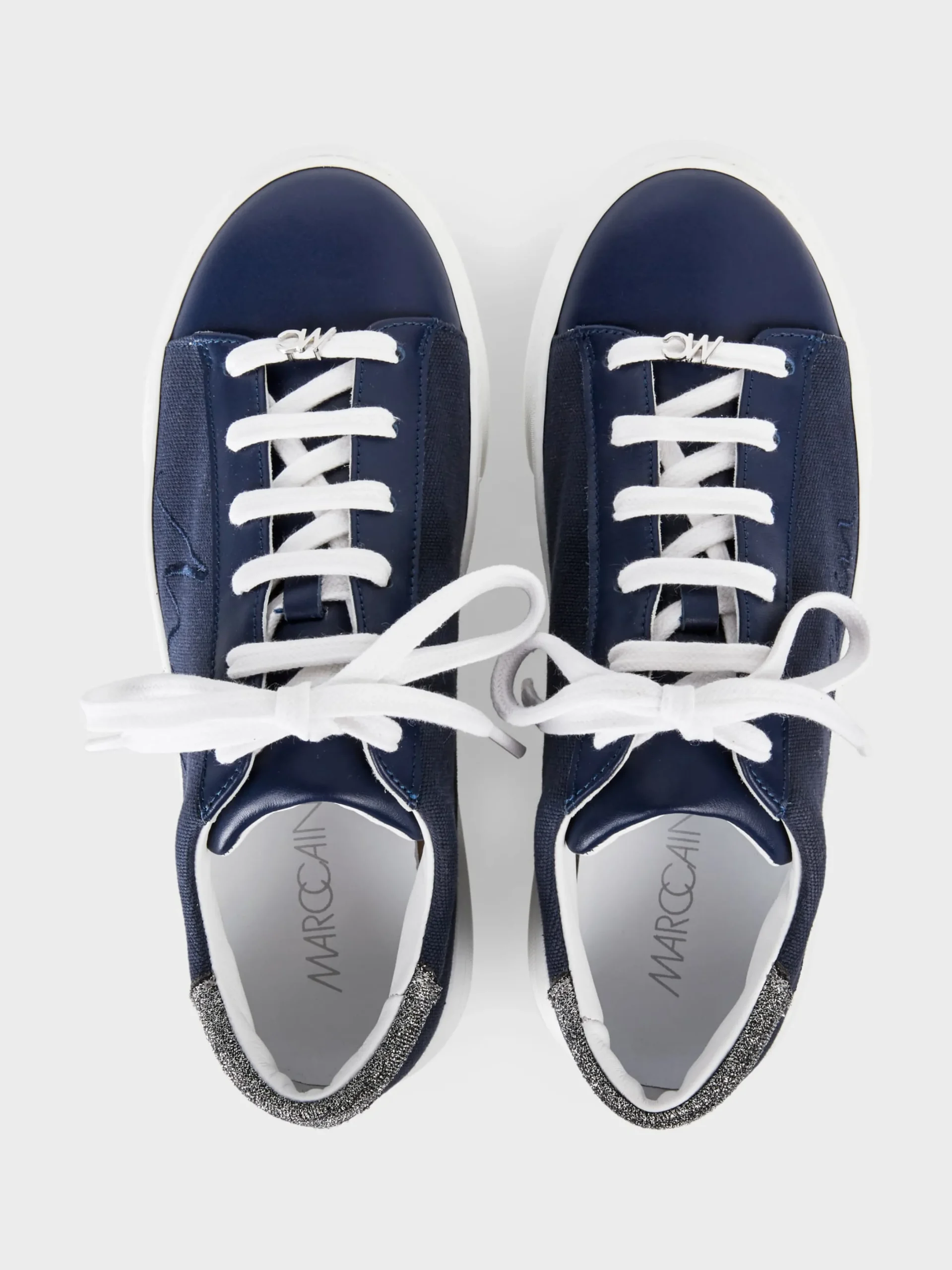 Marc Cain Schuhe-SNEAKERS MIT SCHRIFTZUG midnight blue