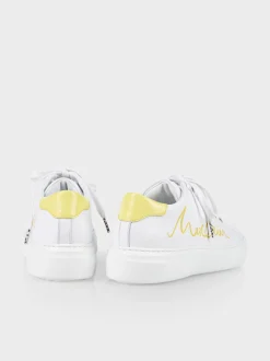 Marc Cain Schuhe-SNEAKERS MIT SCHRIFTZUG pale lemon