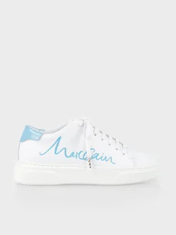 Marc Cain Schuhe-SNEAKERS MIT SCHRIFTZUG soft summer sky