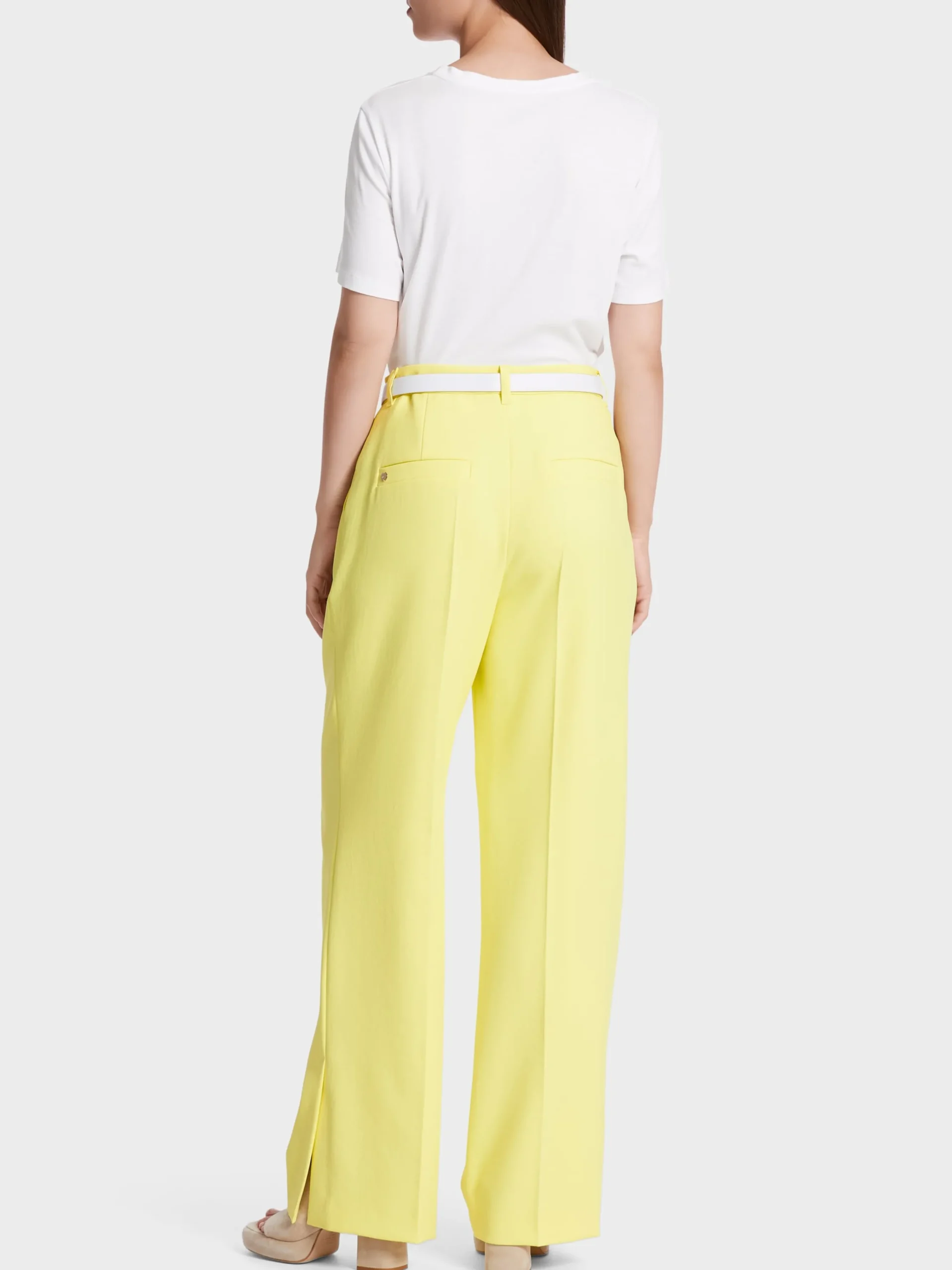 Marc Cain Hosenanzüge|Hosen-SOFTE HOSE WASCO pale lemon