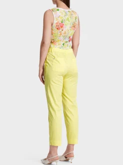 Marc Cain Hosen|Hosenanzüge-SOMMERLICHE HOSE FUSHUN pale lemon