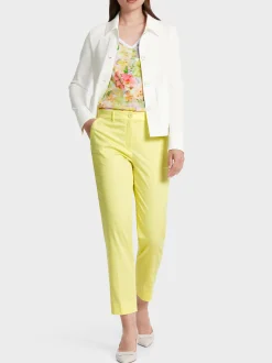 Marc Cain Hosen|Hosenanzüge-SOMMERLICHE HOSE FUSHUN pale lemon