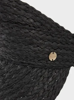 Marc Cain Accessoires-SONNENSCHILD AUS PAPIERFASER black