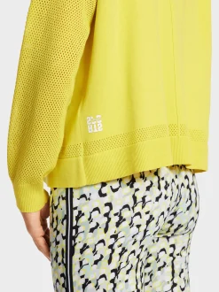 Marc Cain Jacken|Strick-SPORTIV UND ELEGANT – CARDIGAN MIT ZIPP soft limeade