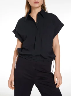 Marc Cain Blusen & Tuniken-SPORTIVE HEMDBLUSE midnight blue