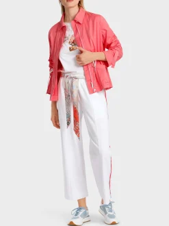 Marc Cain Jacken-SPORTIVE JACKE AUS COTTONSTRETCH light neon red
