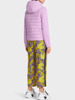 Marc Cain Jacken-SPORTIVE JACKE IN MATERIALMIX bright pink lavender