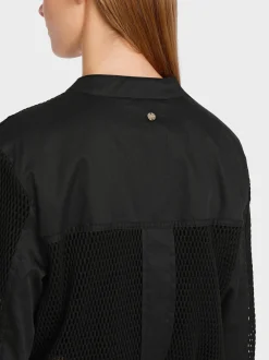 Marc Cain Jacken-SPORTIVE JACKE IN MESH black