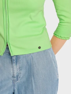 Marc Cain Jacken-SPORTIVE JACKE MIT RÜSCHENDETAIL light apple green