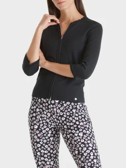 Marc Cain Jacken-SPORTIVE JACKE MIT RÜSCHENDETAIL midnight blue