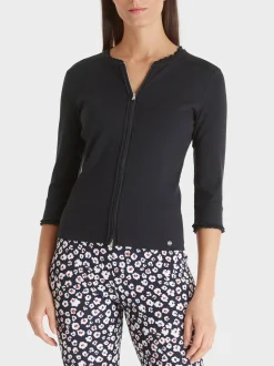 Marc Cain Jacken-SPORTIVE JACKE MIT RÜSCHENDETAIL midnight blue