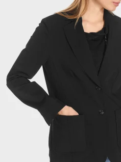 Marc Cain Blazer-SPORTIVER BLAZER IM SEVENTIES-STIL black