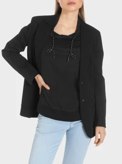 Marc Cain Blazer-SPORTIVER BLAZER IM SEVENTIES-STIL black