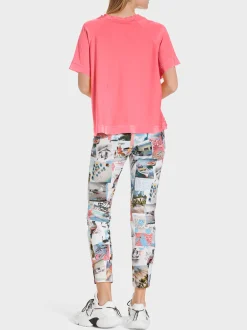 Marc Cain Blusen & Tuniken|Shirts & Tops-SPORTIVES BLUSENSHIRT light neon red